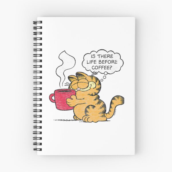 Item preview, Garfield Is There Life Before Coffee Funny Quote designed and sold by christineirist.