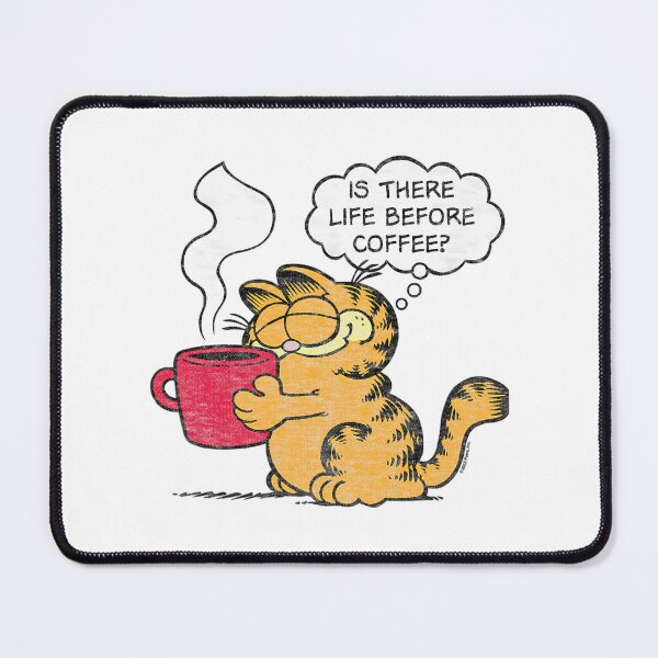 Item preview, Garfield Is There Life Before Coffee Funny Quote designed and sold by christineirist.