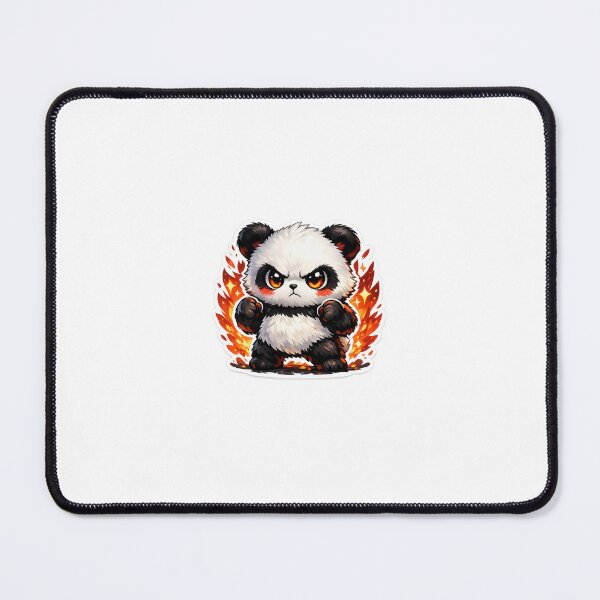 Item preview, Determined Panda Sticker Kawaii Motivational Animal for Students & Goal Getters designed and sold by CutePrintCorner.