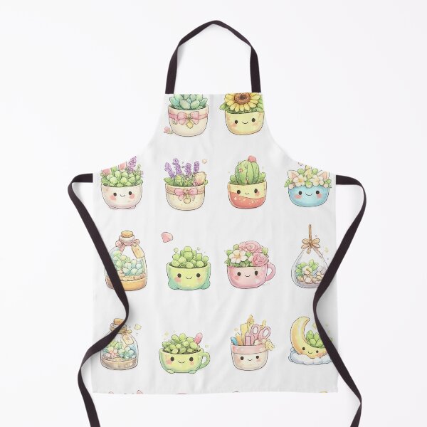 Item preview, Cute Kawaii Succulent Plant Pot Terrarium Pastel Aesthetic Planner designed and sold by Rehnair.