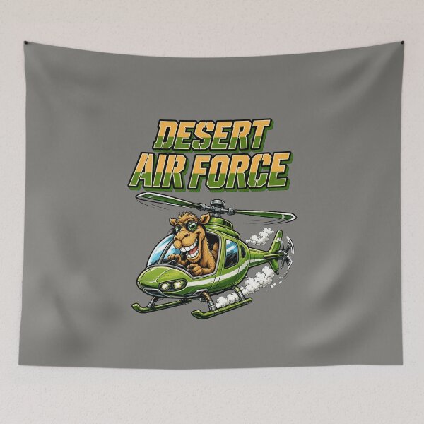 Item preview, Desert Air Force – Funny Camel Helicopter designed and sold by Aimetoi.