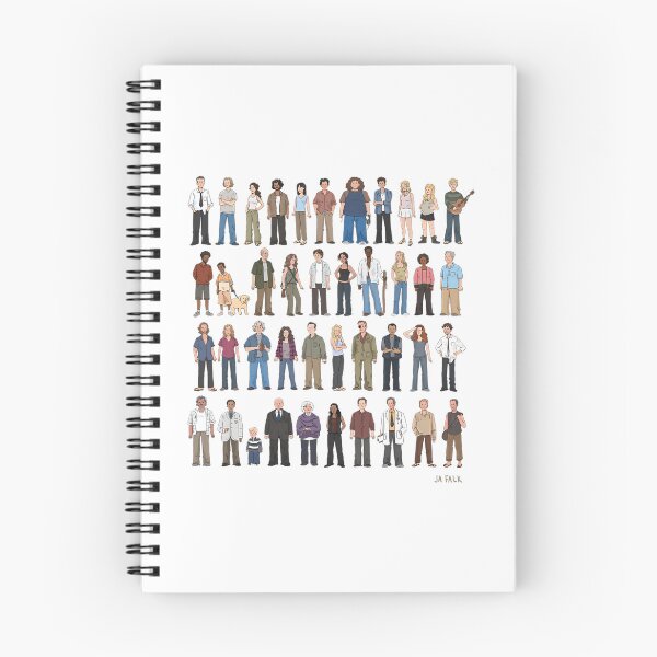 Item preview, Lost Character Lineup designed and sold by OhShirtTees.