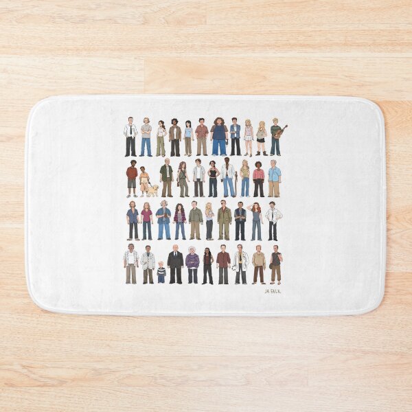 Item preview, Lost Character Lineup designed and sold by OhShirtTees.