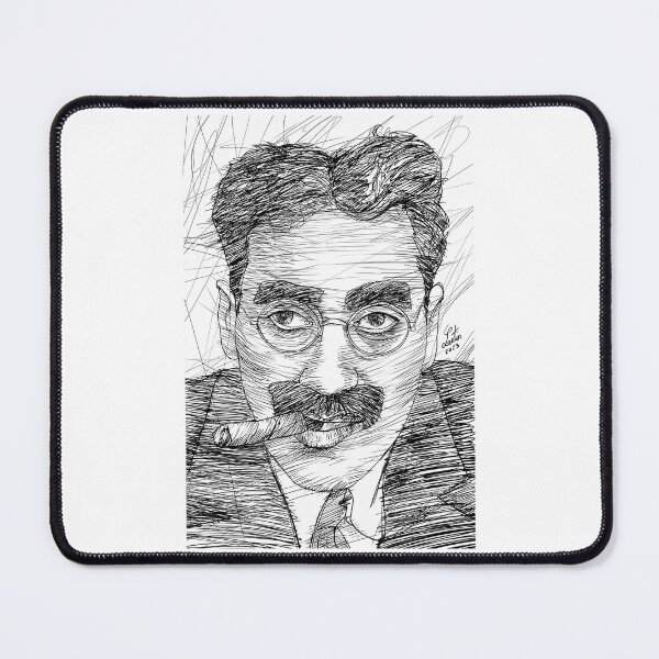 Item preview, Groucho Marx Ink Portrait .2 designed and sold by RazaLondonn.