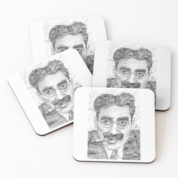 Item preview, Groucho Marx Ink Portrait .2 designed and sold by RazaLondonn.