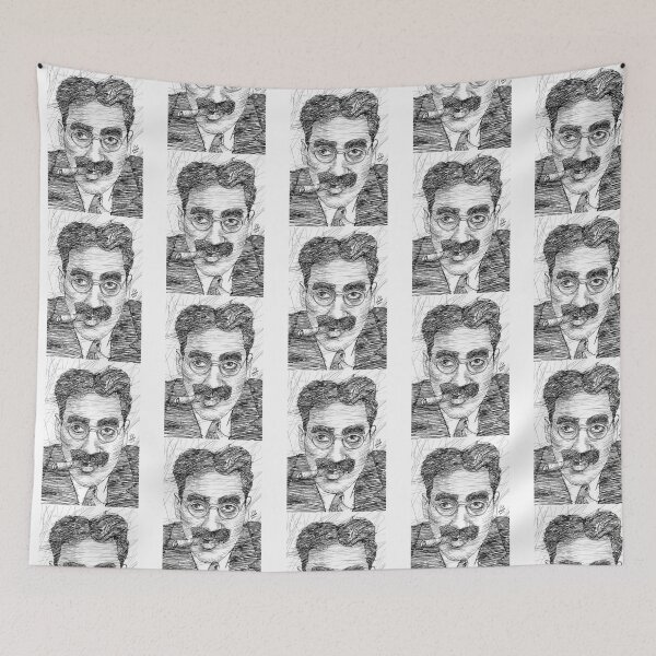 Item preview, Groucho Marx Ink Portrait .2 designed and sold by RazaLondonn.