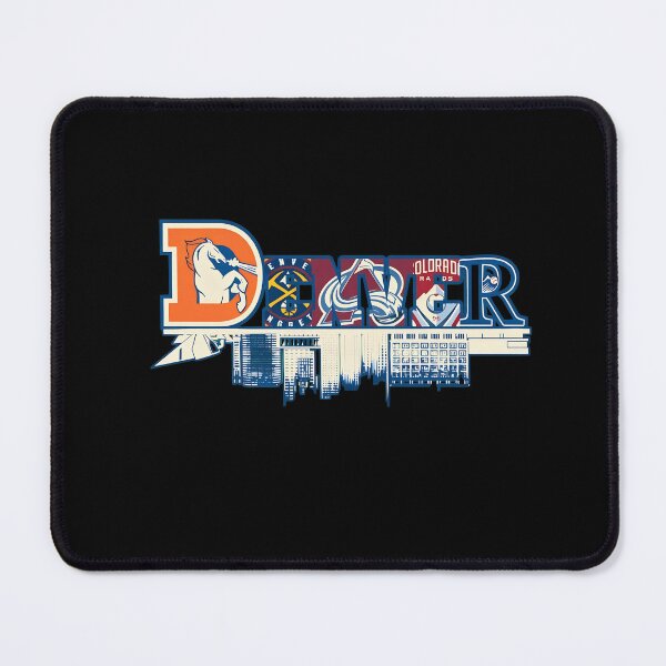 Item preview, DENVERS Multi-Team Sports City Skyline designed and sold by Verasionart.