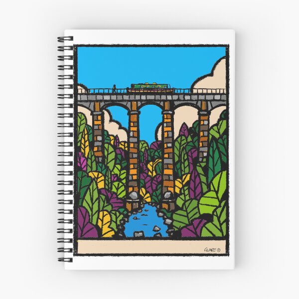 Item preview, Pontcysyllte Aqueduct North Wales,  Original British Landmark Art | GWART designed and sold by GWARTGB.
