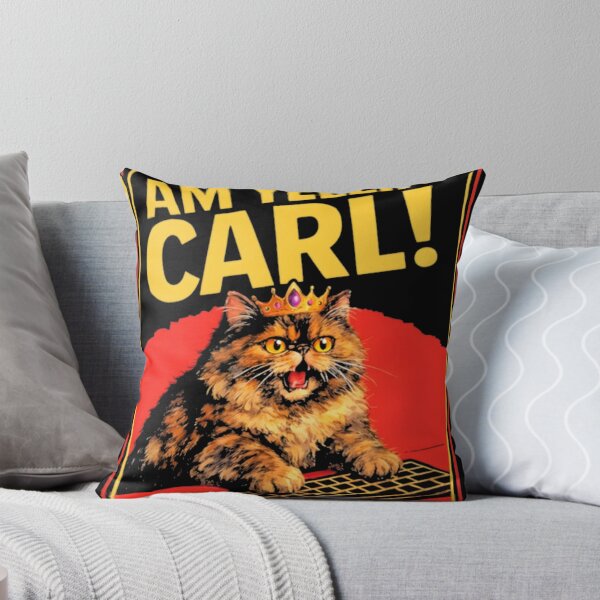 Item preview, I Am Yelling Carl Donut The Cat Dungeon Crawler Ca designed and sold by WhiteRave.