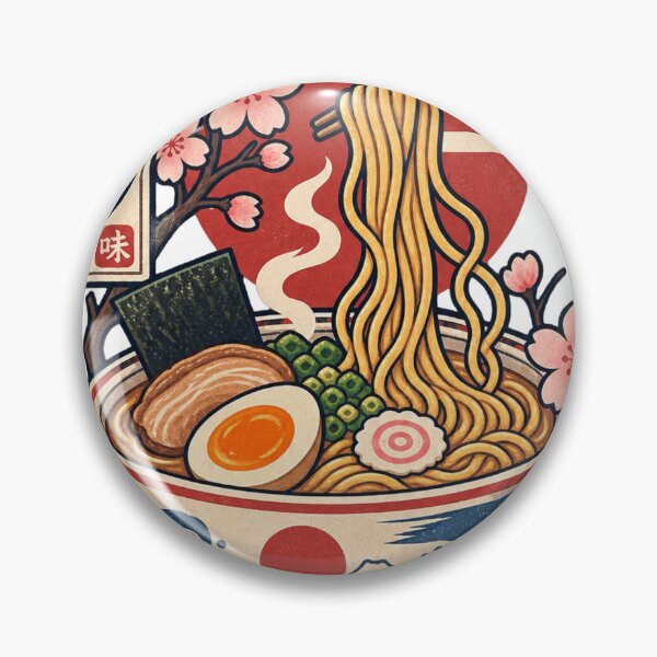 Item preview, Japanese Ramen Bowl with Cherry Blossom Sakura Art designed and sold by Herodestroyer.