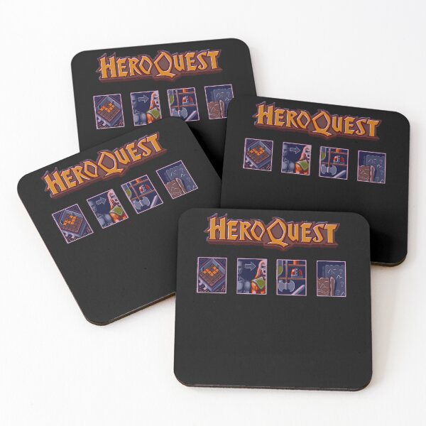 Item preview, Four Grid Icons Displaying Dungeon Map Character Gear And Wall designed and sold by Spaw-Ner.