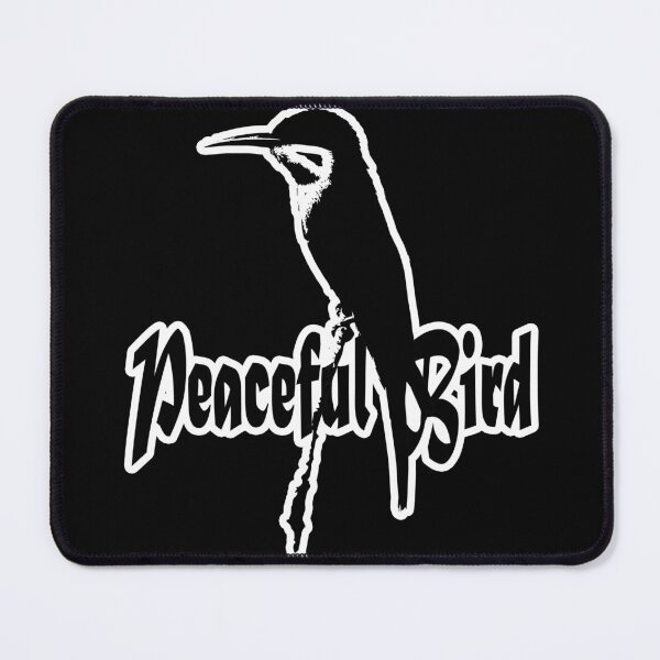 Item preview, High Contrast Kingfisher Silhouette Peaceful Bird Wildlife Graphic Art designed and sold by artistomake.