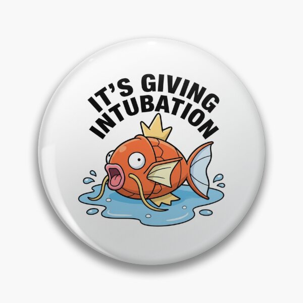 Item preview, It's Giving Intubation Funny Anesthesia Nurse & Respiratory Therapist Magikarp Meme designed and sold by raedattia.