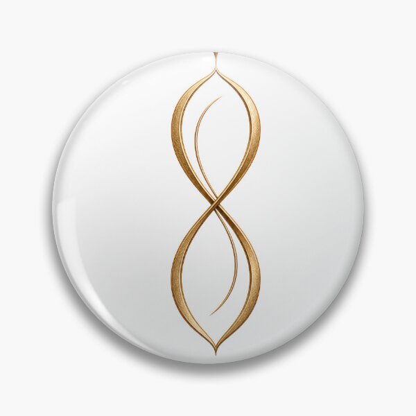Item preview, Infinite Balance | Golden Infinity Celestial Symbol designed and sold by CalmMandala.