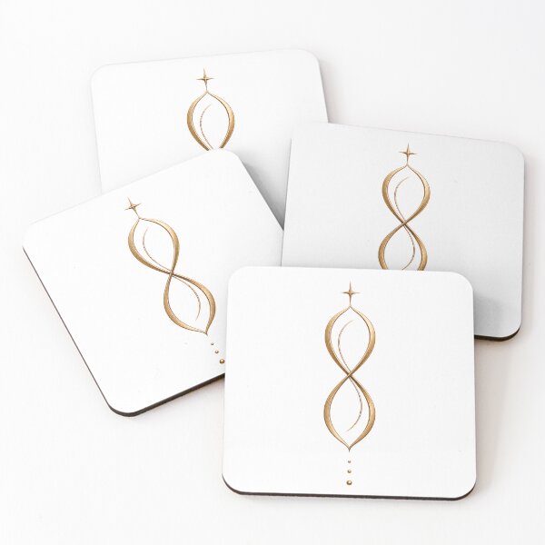 Item preview, Infinite Balance | Golden Infinity Celestial Symbol designed and sold by CalmMandala.
