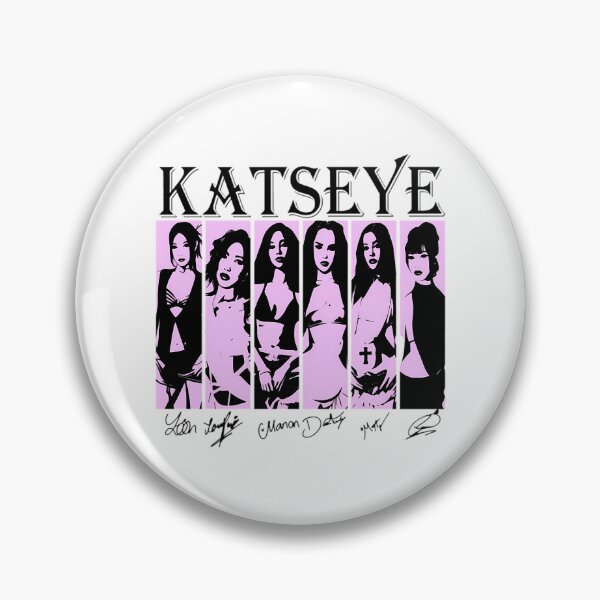 Item preview, Katseye Pink Vector Panel Members Signatures designed and sold by yrodesignn.