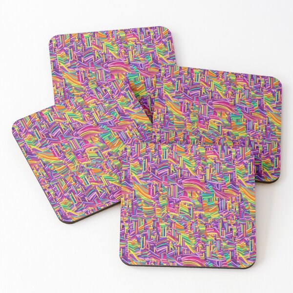 Item preview, A network of intensely colored lines designed and sold by Sigtrix.
