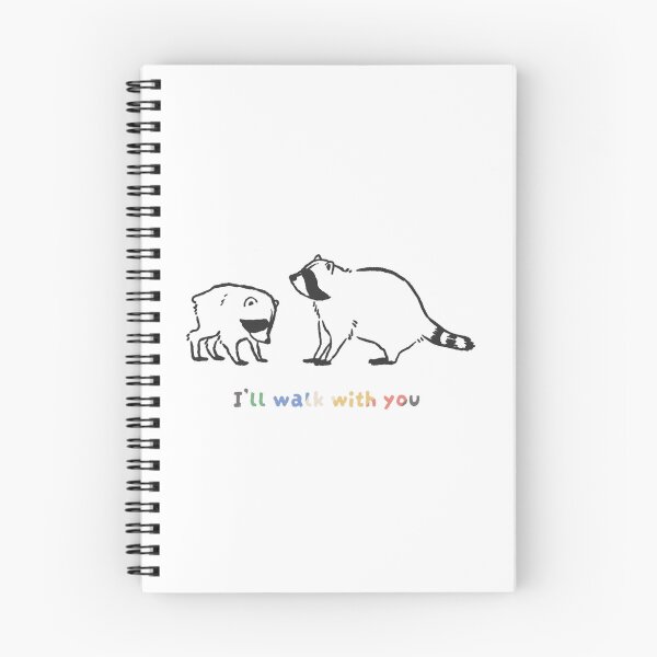 Item preview, i'll walk with you jimothy the raccoon disability pride art designed and sold by LauraHancock0.
