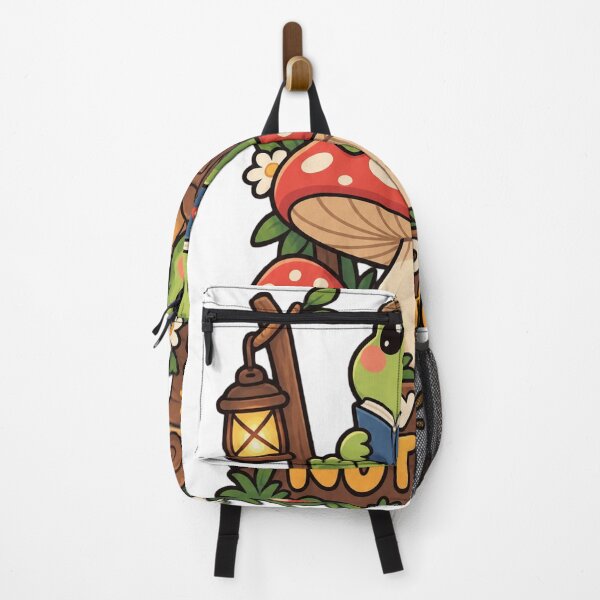 Item preview, Cute Frog Reading Book on Mushroom Busy Doing Nothing designed and sold by Herodestroyer.