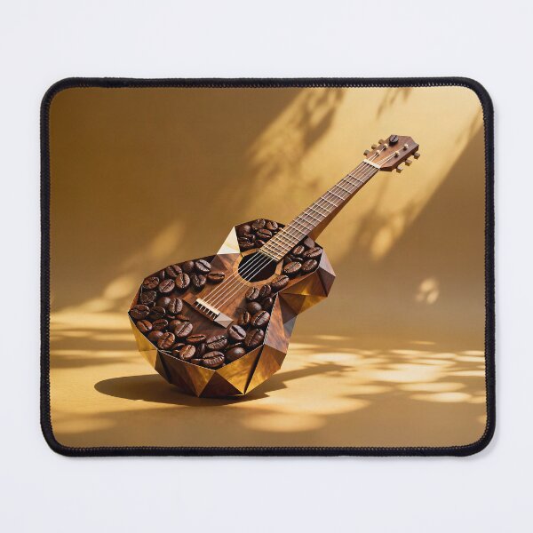 Item preview, Origami guitar decorated with coffee beans designed and sold by Marcu Ioachim.