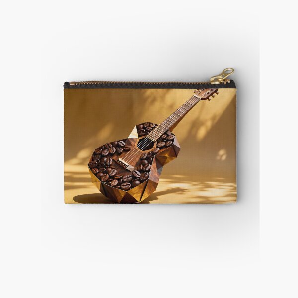 Item preview, Origami guitar decorated with coffee beans designed and sold by Marcu Ioachim.