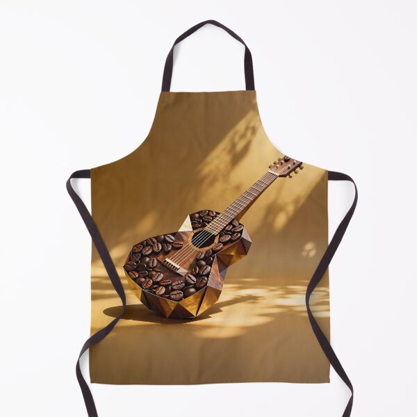Item preview, Origami guitar decorated with coffee beans designed and sold by Marcu Ioachim.