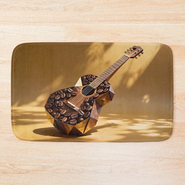 Item preview, Origami guitar decorated with coffee beans designed and sold by Marcu Ioachim.