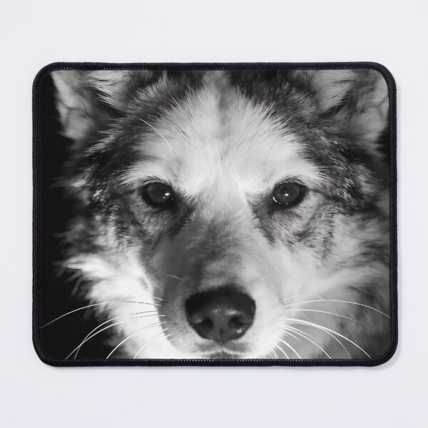 Item preview, Black and White Dog Portrait designed and sold by KiraChie.
