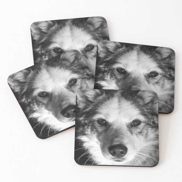 Item preview, Black and White Dog Portrait designed and sold by KiraChie.