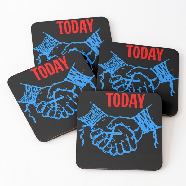 Item preview, Red Typography With Blue Two Hand designed and sold by nucrane82.
