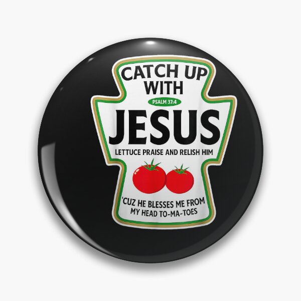 Item preview, Catch Up with Jesus Funny Christian Ketchup Pun Food designed and sold by FrankIsabel.