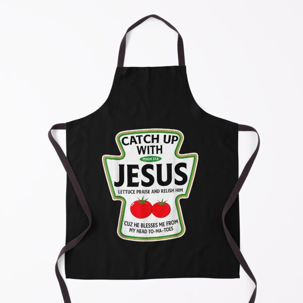 Item preview, Catch Up with Jesus Funny Christian Ketchup Pun Food designed and sold by FrankIsabel.