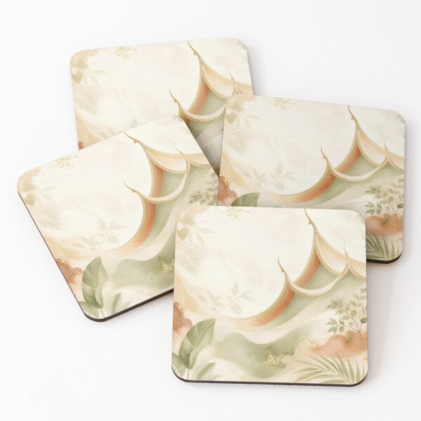 Item preview, Thai Soft Aesthetic – Elegant Thailand Inspired Art Thai Minimal Design designed and sold by CosmicQuietStudio.