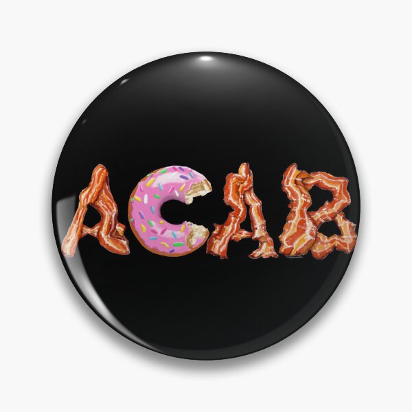 Item preview, ACAB for Breakfast on black designed and sold by Songsnsmuttales.