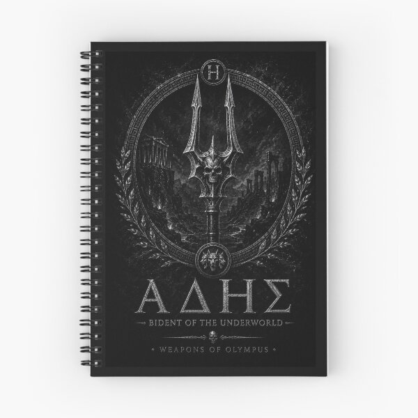 Item preview, Hades Bident of the Underworld – Black & White Greek Mythology designed and sold by Ancient-Era.