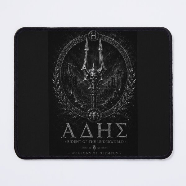 Item preview, Hades Bident of the Underworld – Black & White Greek Mythology designed and sold by Ancient-Era.