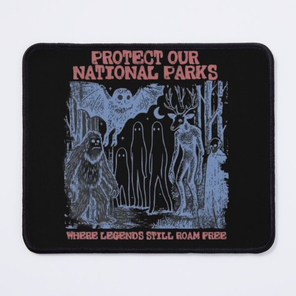 Item preview, Cryptid National Parks - protect our national park where legends still roam free designed and sold by roartusa.