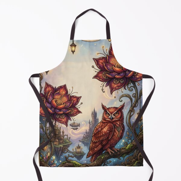 Item preview, Crimson Blossoms & Mystical Owl. designed and sold by nicky2342.