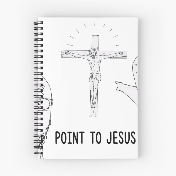 Item preview, Pointing to Jesus - Wojak meme designed and sold by Jack_Hammer.