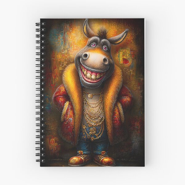 Item preview, Stylized Donkey Character with Stylish Flair designed and sold by Artessie.
