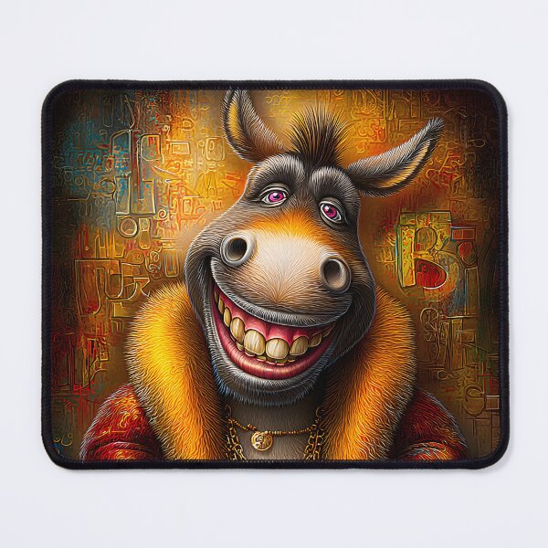Item preview, Stylized Donkey Character with Stylish Flair designed and sold by Artessie.