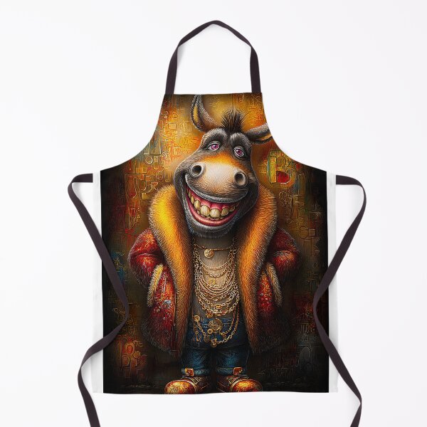 Item preview, Stylized Donkey Character with Stylish Flair designed and sold by Artessie.