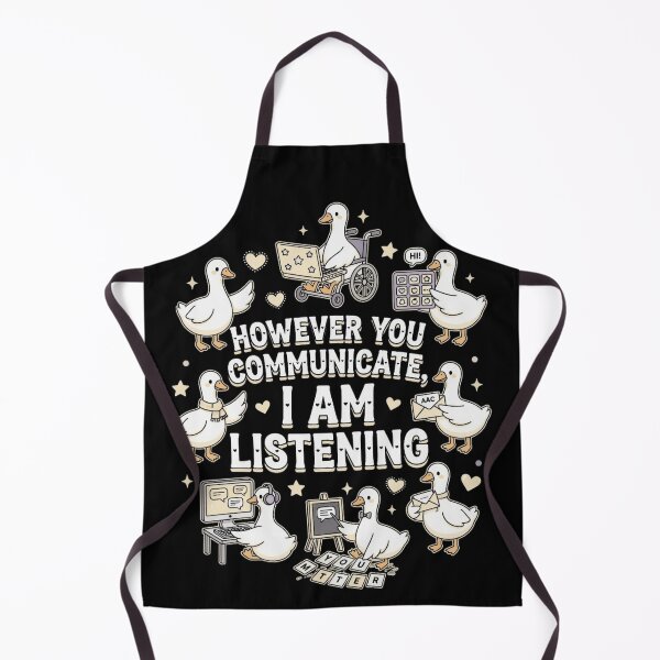 Item preview, However You Communication I'm Listening AAC SLP Silly Goose designed and sold by CF_VintageDesign.