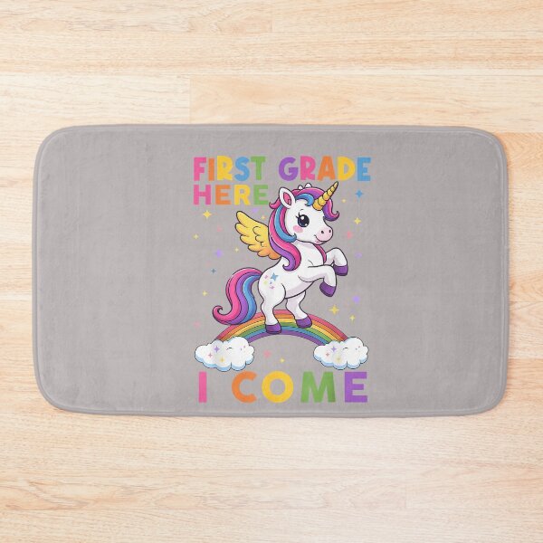 Item preview, Unicorn First Grade Here I Come Back to School Girls Kids designed and sold by mjohnson9.