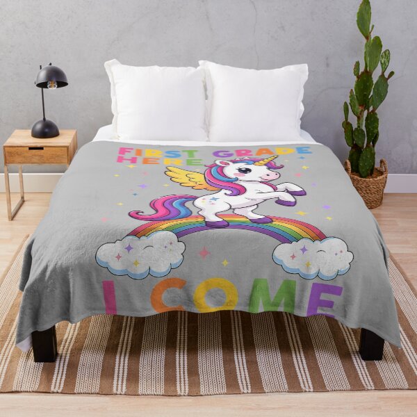 Item preview, Unicorn First Grade Here I Come Back to School Girls Kids designed and sold by mjohnson9.
