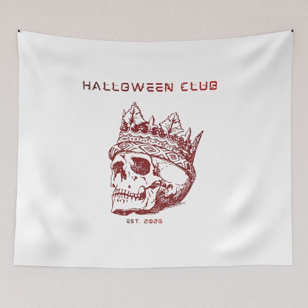 Item preview, Halloween Club Skull EST 2026 designed and sold by StudioBhavna.