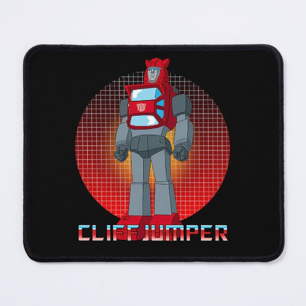 Item preview, Red Robot Warrior Standing Against Circular Grid Backdrop designed and sold by khampol.
