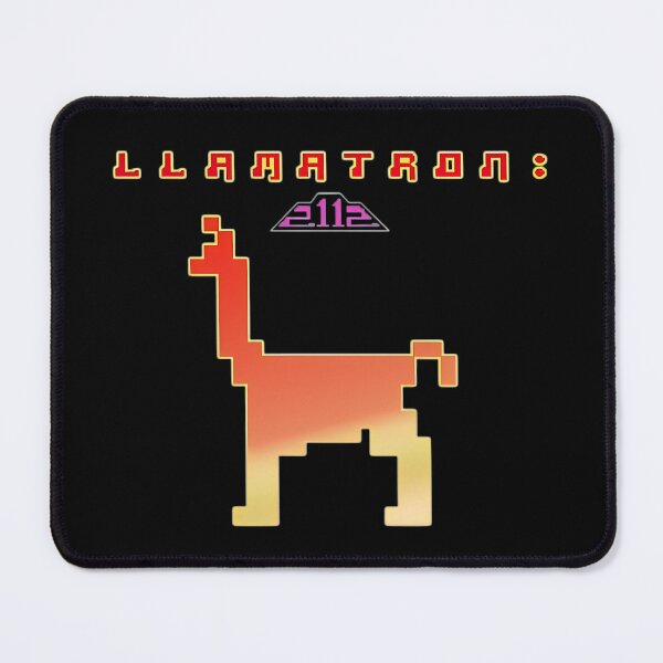 Item preview, Pixelated Orange Llama Silhouette Facing Left designed and sold by khampol.