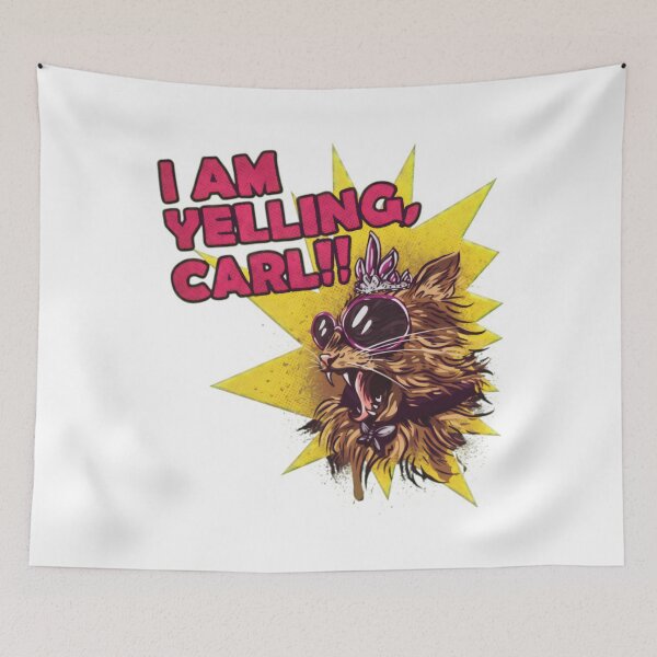 Item preview, I Am Yelling Carl Princess Donut Retro Comic designed and sold by RoniShorter.