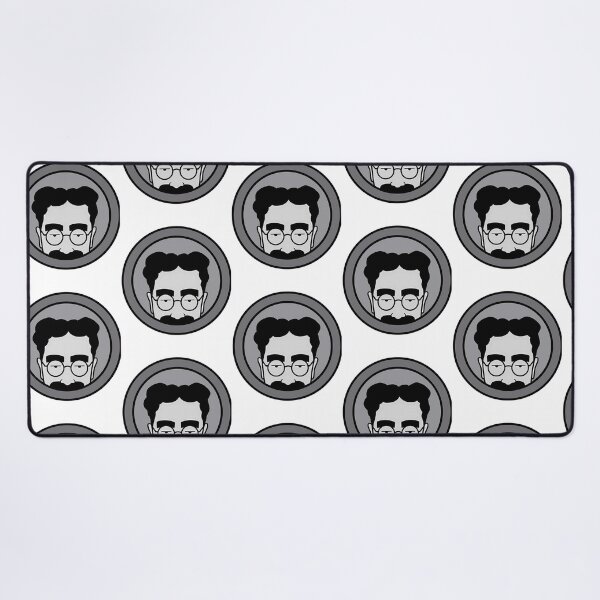 Item preview, Minimalist Vector Portrait Of Man With Glasses And Mustache In Circle designed and sold by RazaLondonn.